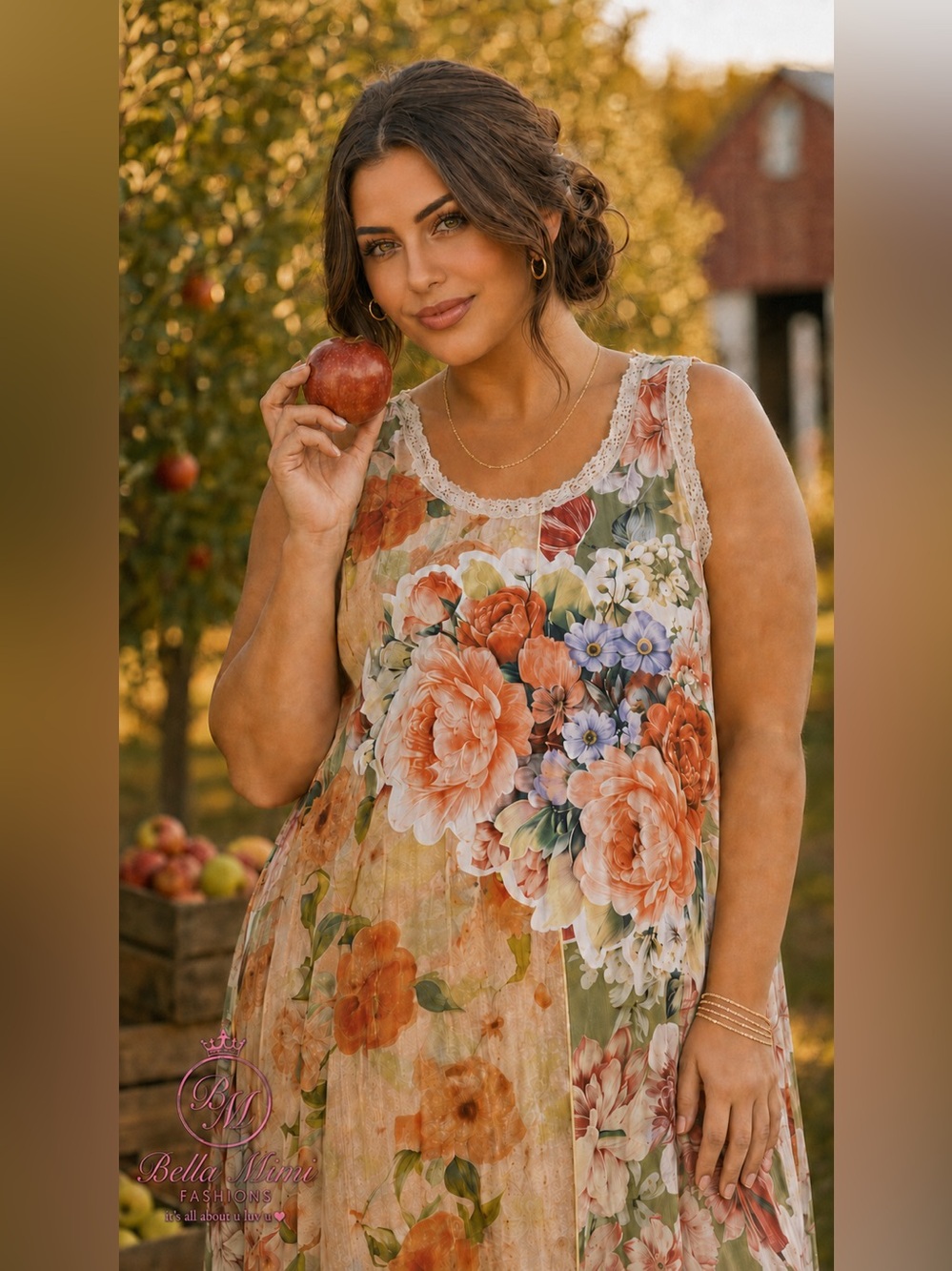 JUST IN ! NIB Davi & Dani floral Lace-Trim Sleeveless dress - PLUS 2X MIN PCS  🌻